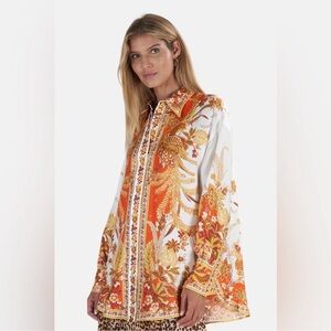 Zimmermann
Zimmermann Brightside Placement
Golden Phoenix Shirt, 
$546 $895